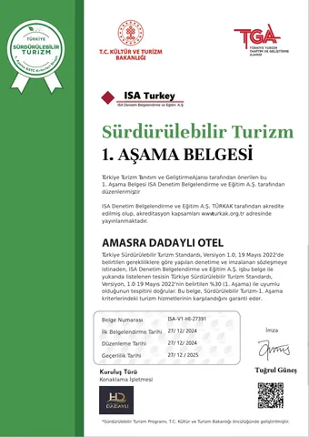 Türkiye Sürdürülebilir Turizm Programı 1. Aşama Belgesi